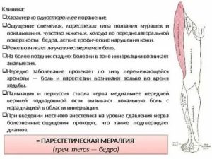 Онемение поверхности бедра после тренировки