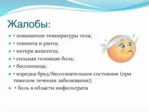 Жалобы на головную боль, отсутствие сна и аппетита