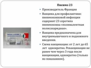 Прививка от пневмококка при хроническом бронхите