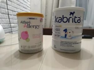 Переход на смесь Кабрита из-за аллергии