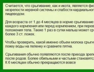 Ребенок срыгивает после каждого кормления смесью, что это может быть?